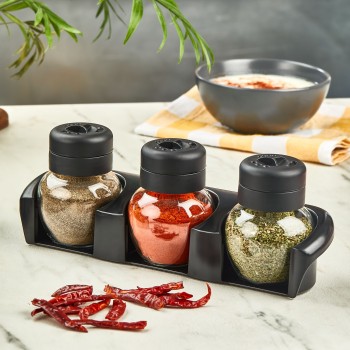 Spice Jar Set (4 Pieces) ET-00122 Transparent