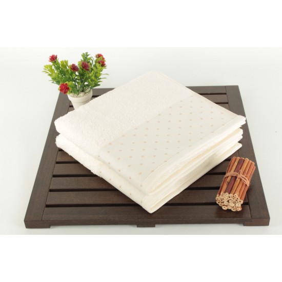 Lessentiel Hand Towel Set (2 Pieces) Pitircik - Ecru Ecru
Cream