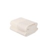 Lessentiel Hand Towel Set (2 Pieces) Pitircik - Ecru Ecru
Cream