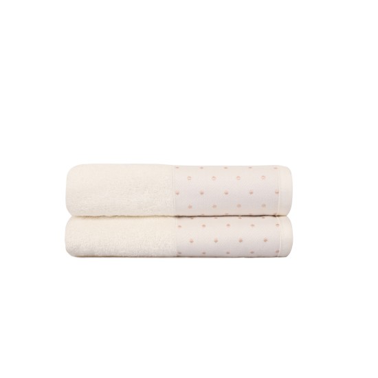 Lessentiel Hand Towel Set (2 Pieces) Pitircik - Ecru Ecru
Cream