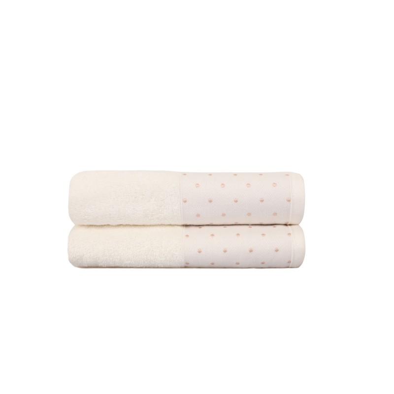 Lessentiel Hand Towel Set (2 Pieces) Pitircik - Ecru Ecru
Cream