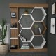 Βιβλιοθήκη - Sueno - Χρώμα Λευκό Καρυδί - 140x30x178εκ Βιβλιοθήκη - Sueno - Χρώμα Λευκό Καρυδί - 140x30x178εκ