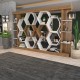 Βιβλιοθήκη - Sueno - Χρώμα Λευκό Καρυδί - 140x30x178εκ Βιβλιοθήκη - Sueno - Χρώμα Λευκό Καρυδί - 140x30x178εκ