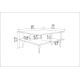 Coffee Table Akya - Walnut, Black Walnut
Black