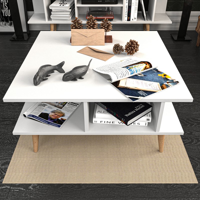 Coffee Table Akya Coffee Table - White White