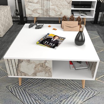 Coffee Table Ronas - White White