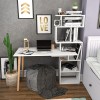 Study Desk Vina - White White