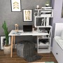 Study Desk Vina - White White