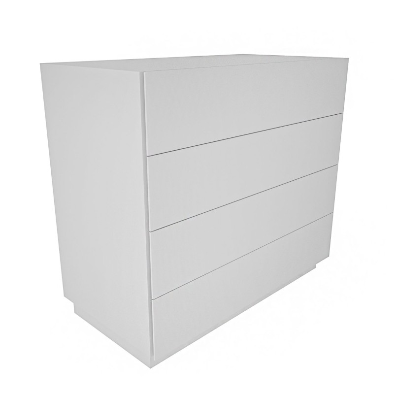 Hanah Home Dresser Lines - White White