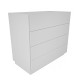 Dresser Lines - White White Hanah Home Dresser Lines - White White