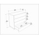 Dresser Lines - White White Hanah Home Dresser Lines - White White