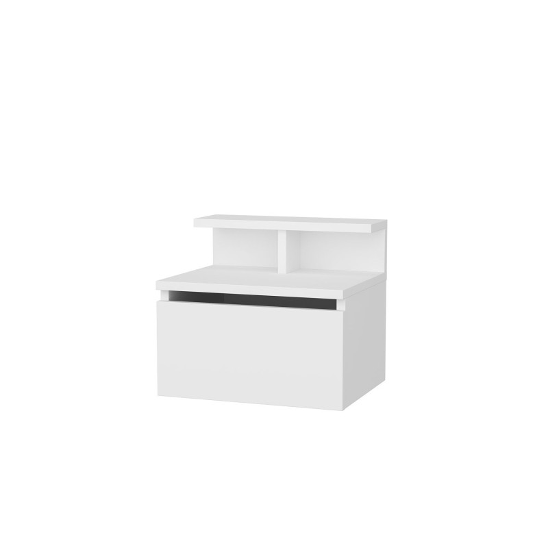 Κομοδίνο Alice - Χρώμα Λευκό- 39,8x31,9x35εκ