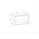 Nightstand Jamot - White White Hanah Home Nightstand Jamot - White White
