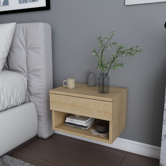 Nightstand Jamot - Oak Oak Nightstand Jamot - Oak Oak