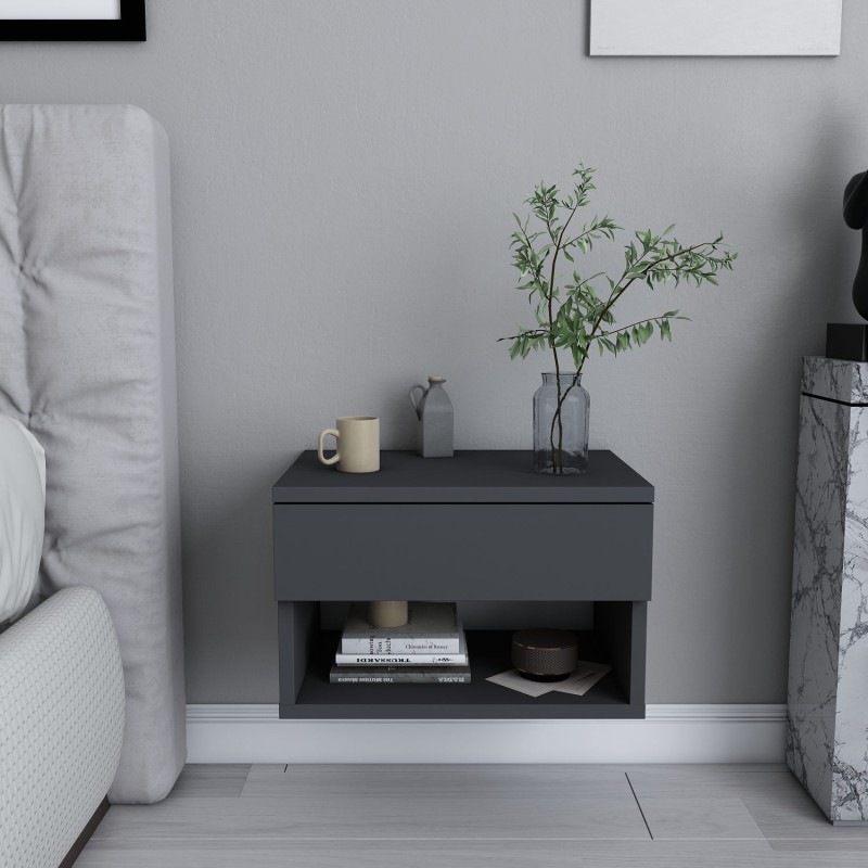 Nightstand Jamot - Anthracite Anthracite