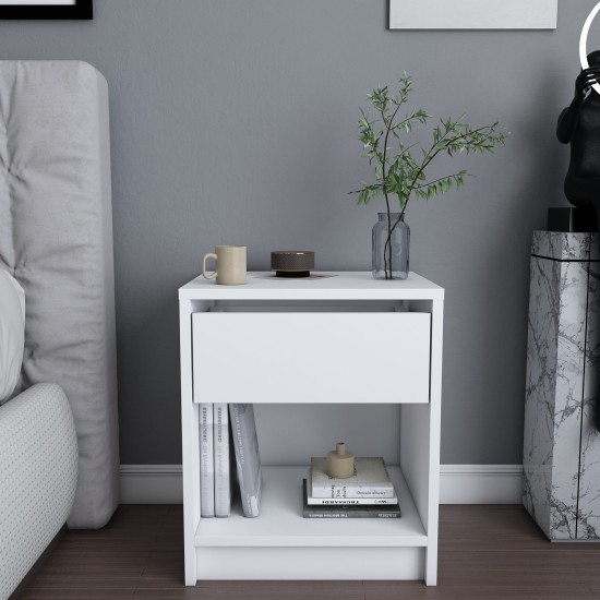 Nightstand Sheridan - White White Nightstand Sheridan - White White