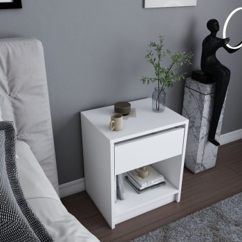 Nightstand Sheridan - White White