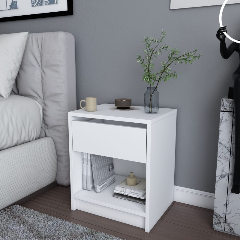 Nightstand Sheridan - White White