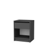 Hanah Home Nightstand Sheridan - Anthracite Anthracite