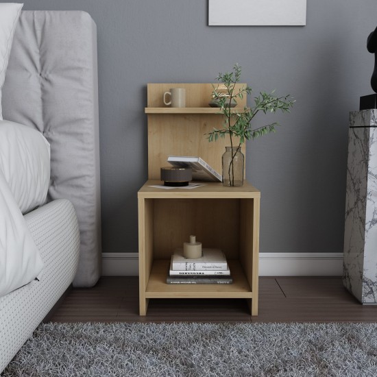 Nightstand Ullman - Oak Oak Hanah Home Nightstand Ullman - Oak Oak