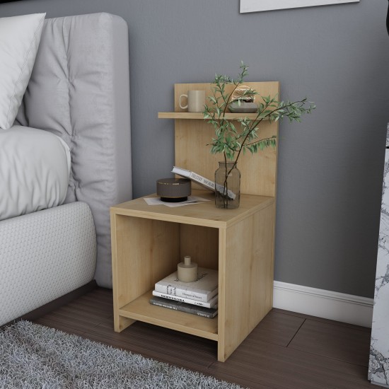 Nightstand Ullman - Oak Oak Hanah Home Nightstand Ullman - Oak Oak