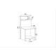 Nightstand Ullman - Oak Oak Hanah Home Nightstand Ullman - Oak Oak