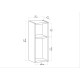Nightstand Sault - Anthracite Anthracite
