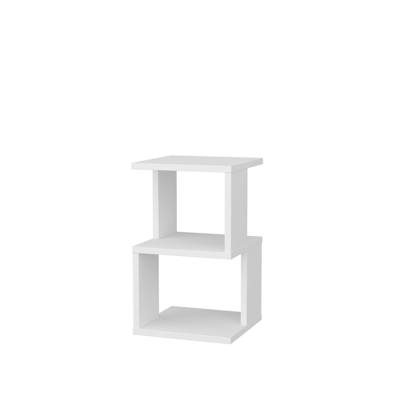 Κομοδίνο Carter - Χρώμα  Λευκό - 29,6x29,6x49,4εκ