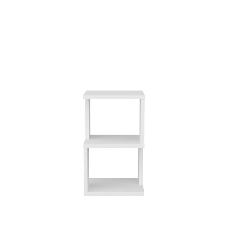 Κομοδίνο Carter - Χρώμα  Λευκό - 29,6x29,6x49,4εκ