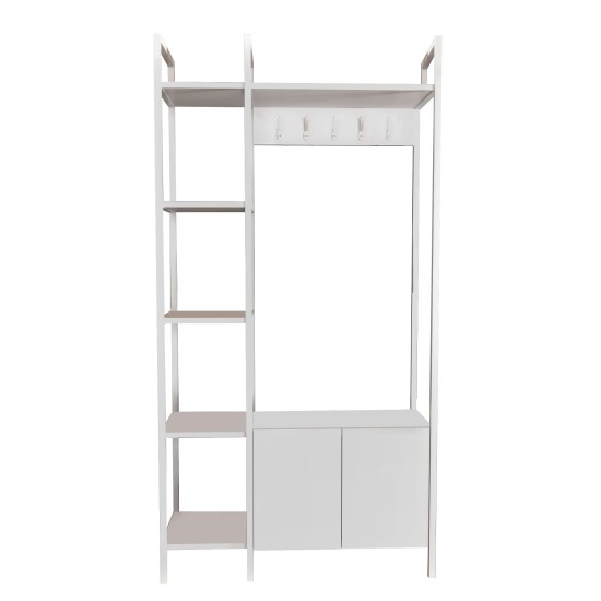 Hall Stand Doga - White White Hall Stand Doga - White White