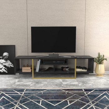 TV Stand Asal 150 - Black, Gold Black
Gold