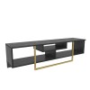 TV Stand Asal 150 - Black, Gold Black
Gold