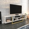 TV Stand Asal 150 - Gold, Ephesus Gold
White