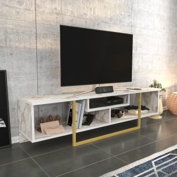 TV Stand Asal 150 - Gold, Ephesus Gold
White