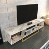 TV Stand Asal 150 - Gold, Ephesus Gold
White
