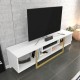 TV Stand Asal 150 - White, Gold White
Gold TV Stand Asal 150 - White, Gold White
Gold