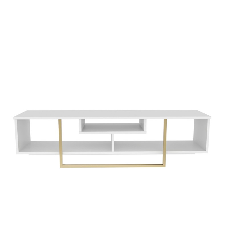 TV Stand Asal 150 - White, Gold White
Gold