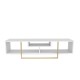 TV Stand Asal 150 - White, Gold White
Gold TV Stand Asal 150 - White, Gold White
Gold