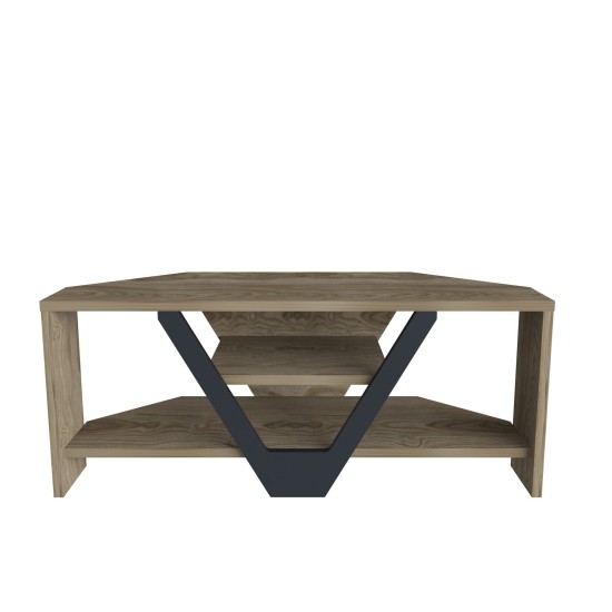TV Stand Karin - Oud, Black Oud
Black
