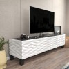 TV Stand Lerze - White, Black White
Black