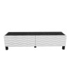TV Stand Lerze - White, Black White
Black