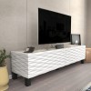 TV Stand Lerze - White, Ephesus White