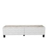 TV Stand Lerze - White, Ephesus White
