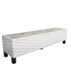 TV Stand Lerze - White, Ephesus White