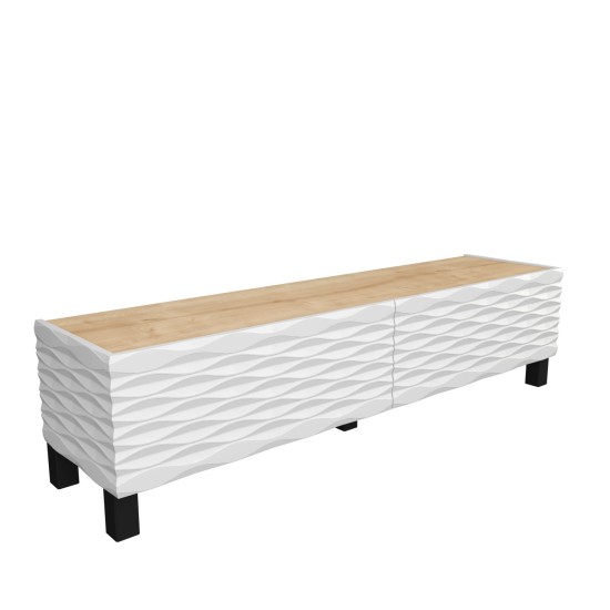 TV Stand Lerze - Sapphire, White Sapphire
White TV Stand Lerze - Sapphire, White Sapphire
White