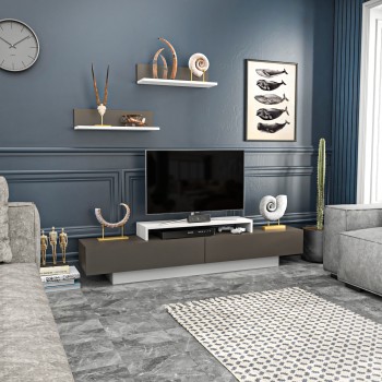 TV Unit Lusi - White, Brown White
Brown