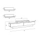 TV Unit Lusi - White, Walnut White
Walnut TV Unit Lusi - White, Walnut White
Walnut