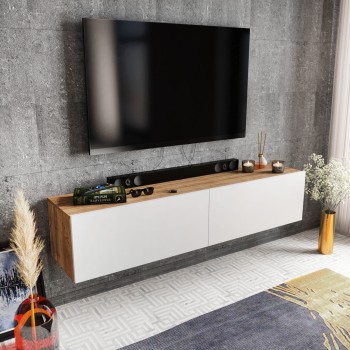 TV Stand Poling - White, Walnut White
Walnut
