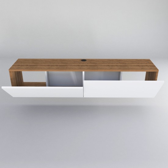 TV Stand Poling - White, Walnut White
Walnut TV Stand Poling - White, Walnut White
Walnut