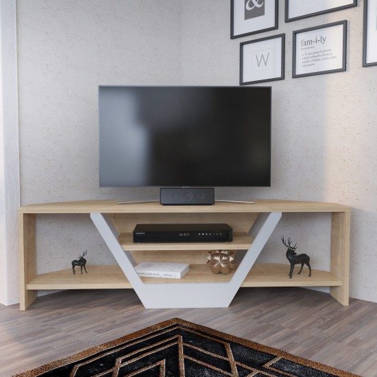 TV Stand Sares - Oak, White White
Oak TV Stand Sares - Oak, White White
Oak